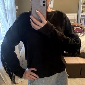 Levi’s fringe sweatshirt